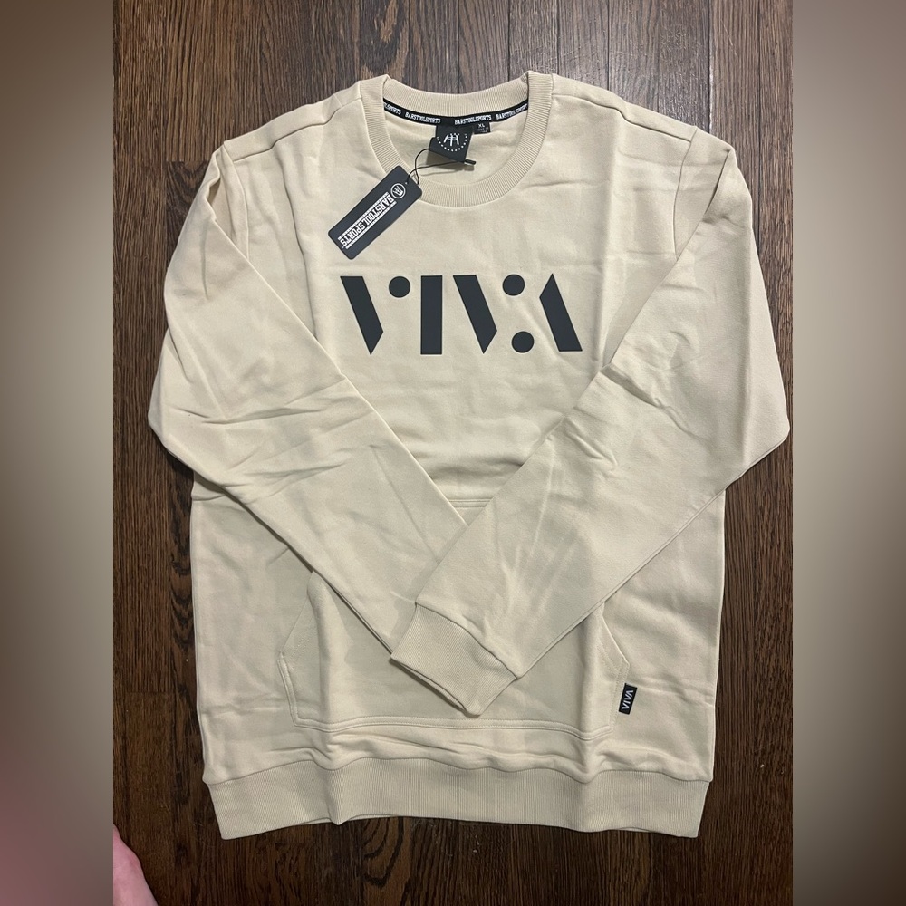 NWT Barstools Viva Pocket Crew Sweatshirt